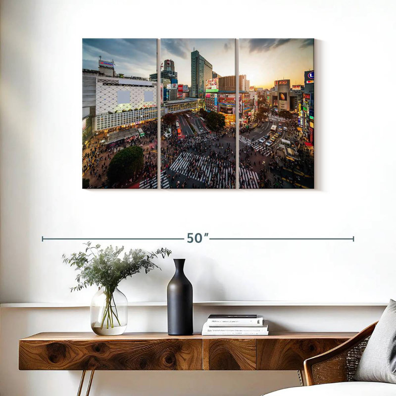 Shibuya District Tokyo, 24" H x 38" W
