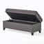 Banc de rangement rembourré en polyester Twania-203486499