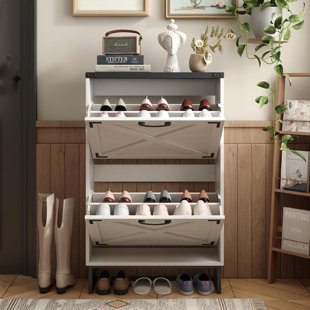 Farmhouse Shoe Cabinet Storage Cabinet