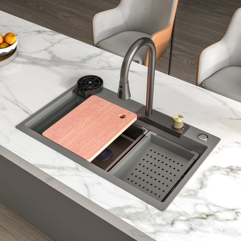 1 Bowl Drop-in Kitchen Sink