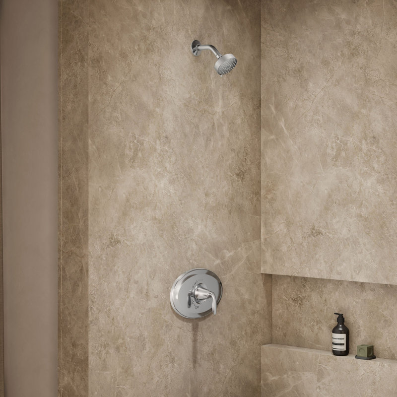 Remodel Rite-Temp Shower Trim Kit With 2.5 Gpm, Polished Chrome