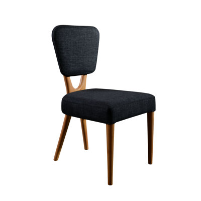 Chaise d'appoint rembourrée en lin