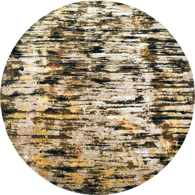 Area Rug in Brown