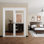1 Lite Mirrored French-Pivot Door With Hardware (Include Handles)