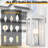 19" Outdoor Wall Lantern 2-Light, Large Outside Modern Wall Sconce Light Fixture, Industrial Porch Light Wall Mount With Glass, Waterproof Farmhouse Exterior Lamp-427216474