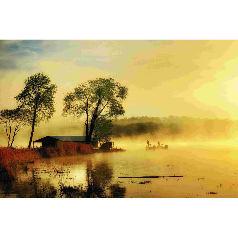 " Fishin Boat " by Danny Head, 24" H x 36" W