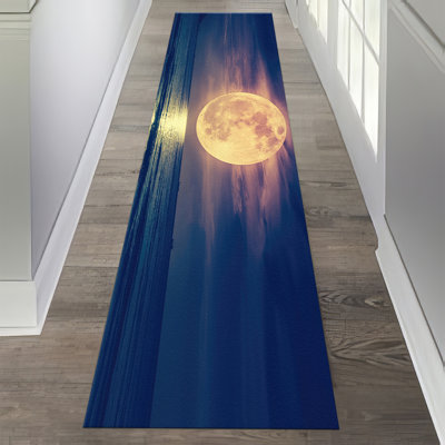 Stylish Non-Woven Soft Textured Printed Rug Boasting Striking Abstract Design for a Unique Touch in Your Home Decor