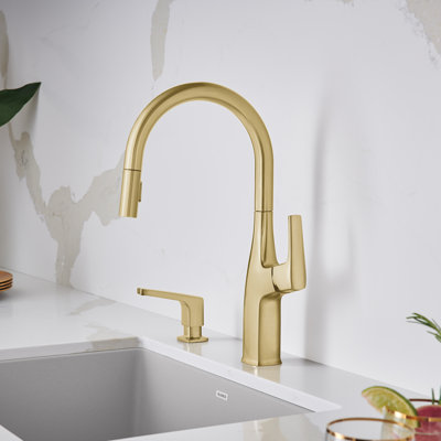 Rivana High-Arc Pull-Down Dual-Spray Kitchen Faucet