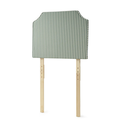 Tête de lit Tavira Allure® Outlet College - pan coupé - rayure beige forêt