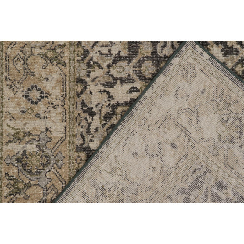 Distressed Homage Handmade Kilim Wool Geometric Area Rug, Runner 2'6" x 10'