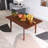 60" Rustic Farmhouse Rectangular Dining Table-964315076