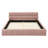 Upholstered Bed Frame With Thick Fabric,Chenille Fabric Grounded Platform Bed With Headboard And Solid Frame,No Box Spring Needed-200635120