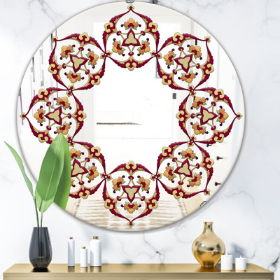 Miroir d'appoint bohème et éclectique