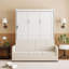Lit escamotable double pleine grandeur avec coussin