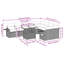 Ensemble de canapé de jardin Vidaxl