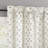 Castlebourne Floral Stripe Semi-Sheer Rod Pocket Kitchen Curtain Tier (Set of 2)-351988821