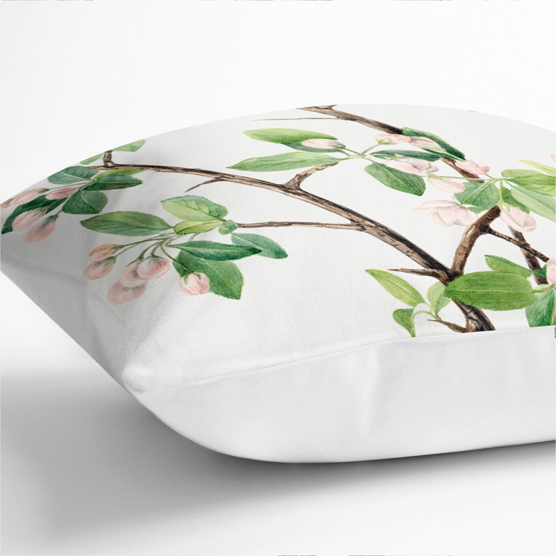 Wild Sweet Crab Scatter Cushion, 55cm H x 55cm W x 20cm D, White