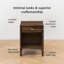 Table de chevet en bois massif Pablo-969392486