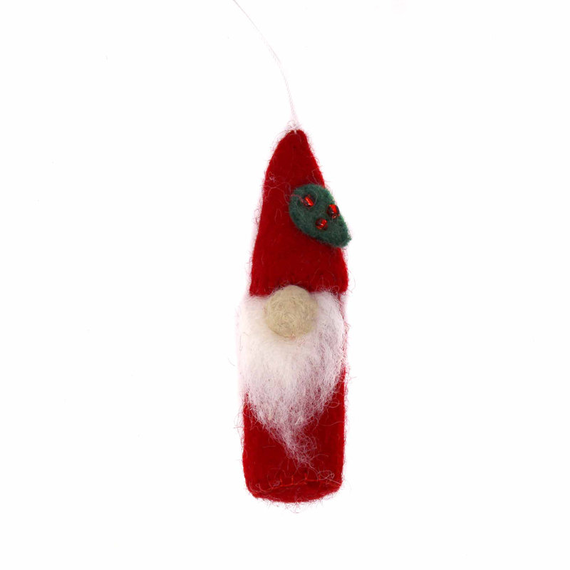Figurine décorative à suspendre, Rouge / vert, 3