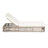 Ocevia Modern Outdoor Woven Rope Adjustable Chaise Lounge With Cushion