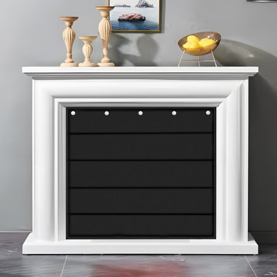 Magnet Fireplace Cover, 39'' x 32'', Blcoks Drafts Stops Heat Loss Fireplace Screen