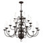 Lustre à niveaux 22 lumières Benedetto-443755528