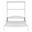 Grand lit escamotable mural avec coussin