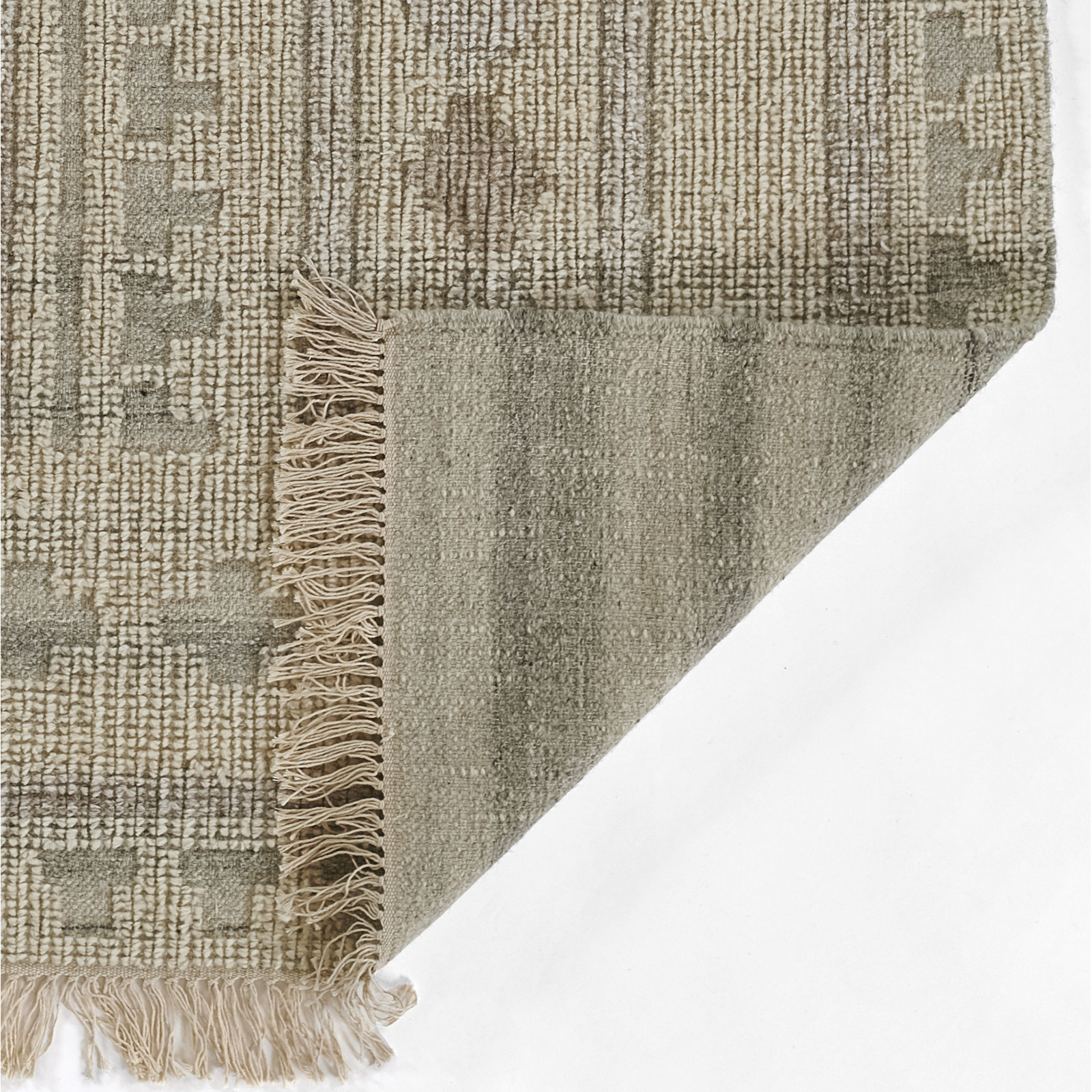 Otto Handmade Ivory Rug, Runner 2'3" x 8'