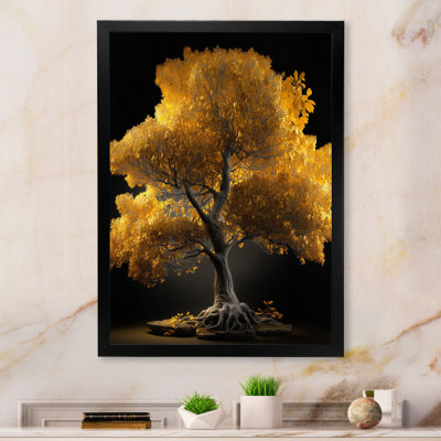 " Majestic Yellow Golden Tree "
