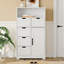 Armoire de rangement en bois avec cinq tiroirs