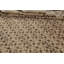 Tapis de couloir unique en laine noué à la main beige / brun 7 pi 11 po x 19 pi 1 po Niyema des années 1960