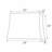 10'' H Tetoron Cotton Fabric Rectangle Lamp Shade