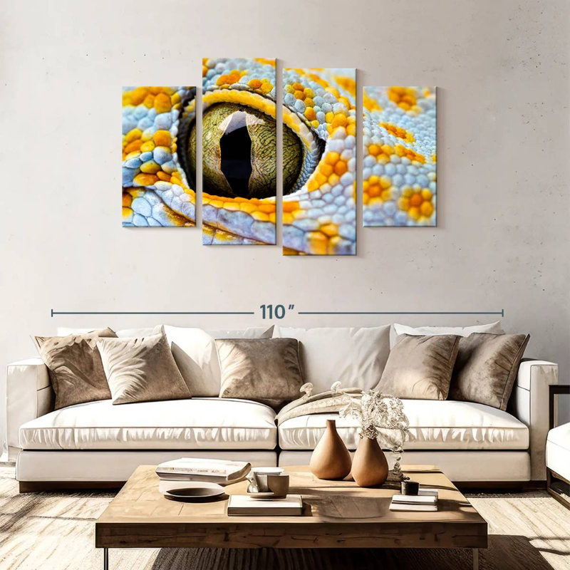 Brampt Gecko Eye, 48" H x 75" W