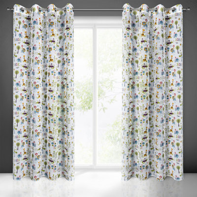 Aqsa Semi Sheer Curtains Single Panel