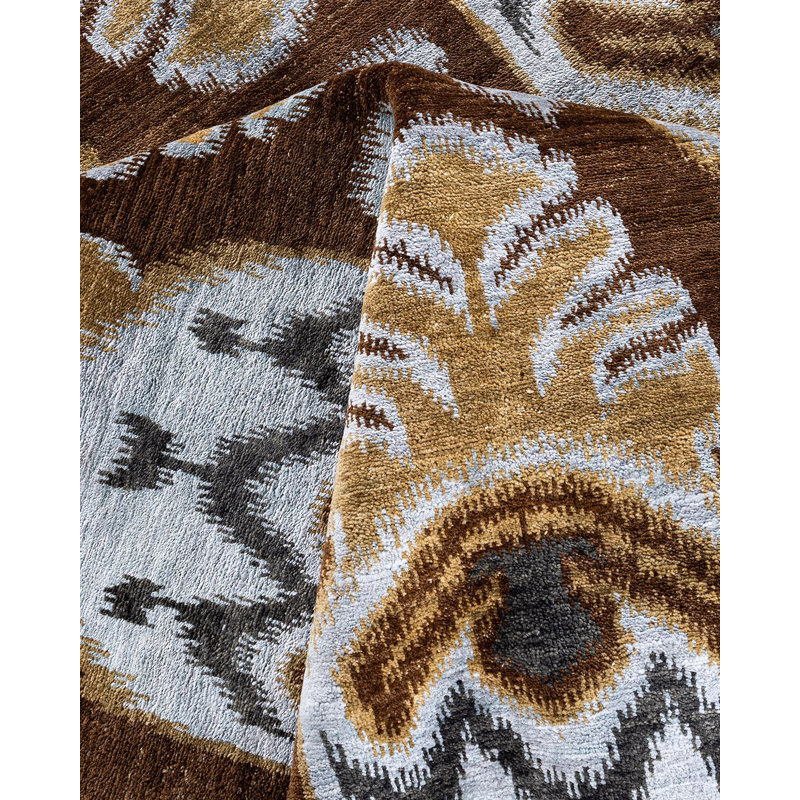 Overdyed One-of-a-Kind 8' 10" X 12' 4" Hand Knotted Area Rug