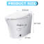 Toilette ronde avec bidet chauffant 1 gallon Mondawe