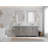 Malibu 72'' Double Bathroom Vanity with Quartz Top-75215149
