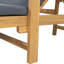 Chaise longue d'extérieur en acacia