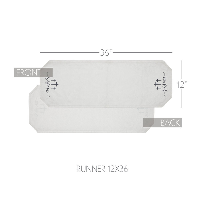 Chemin de table Jelisava, 36 po x 12 po