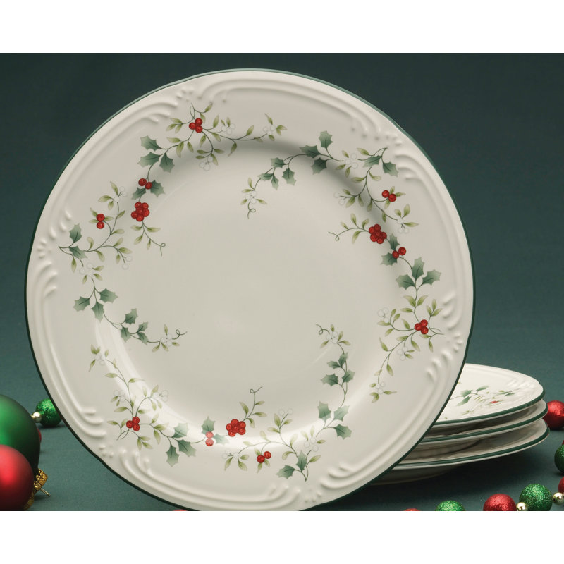 Assiettes plates 10,5 po Pfaltzgraff Winterberry