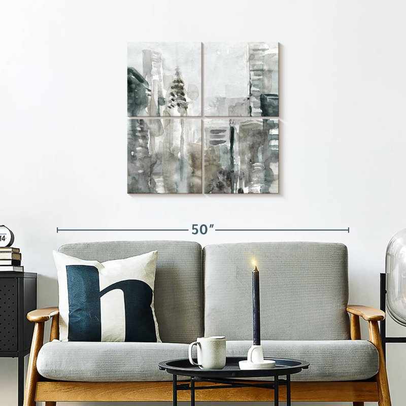 Sireci New York Streets Abstract, 26" H x 26" W