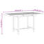 Table de salle à manger extensible Bettee