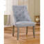 Chaise d'appoint style transitionnel 2 pièces