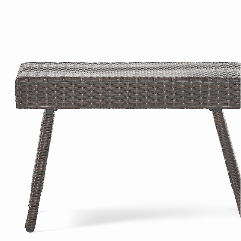 Table de collation en osier Salem, Brown Multi