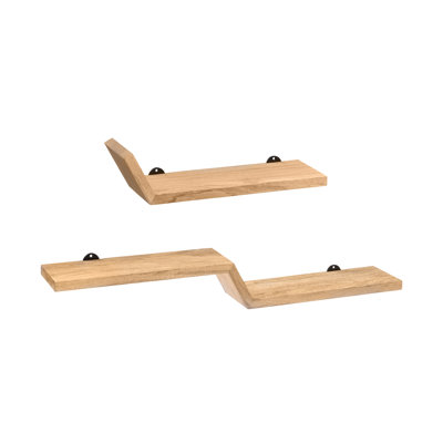 Marv 36" Mango Wood Floating Shelf