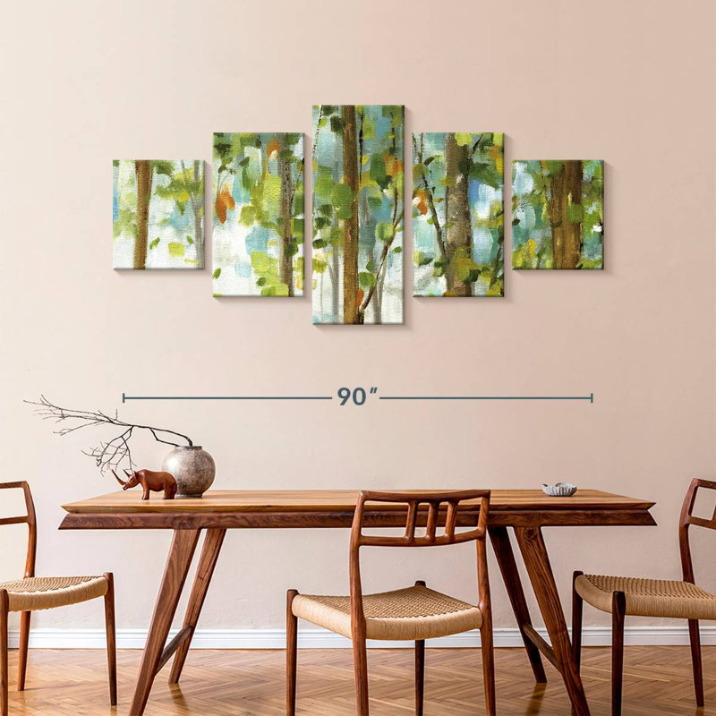 Forest Study III, 42" H x 92" W