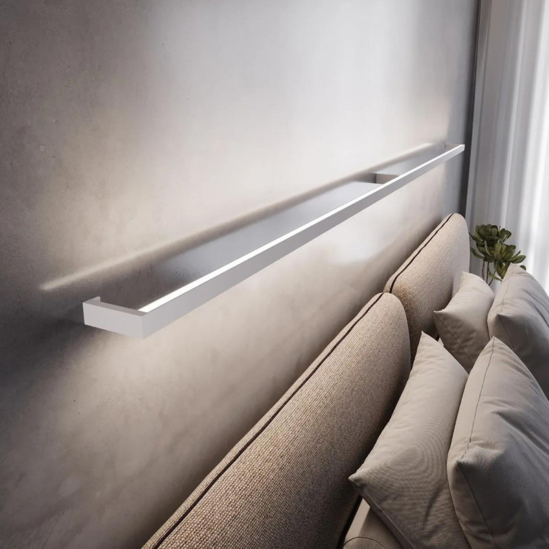 Thin-Line 2 - Light Dimmable LED Bath Bar, Bright Satin Aluminum, 3000K, 1