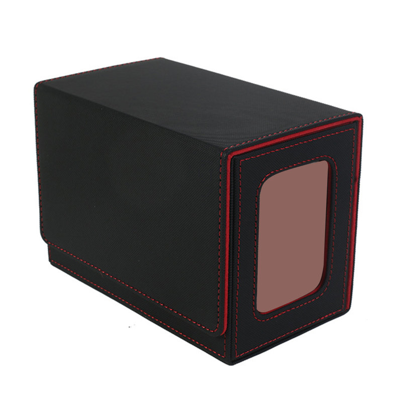 Large Capacity Card Storage Box Shockproof Scratch-Resistant Wide Mouth Design Easy Access Magnetic Closure Deck Box Card Holder