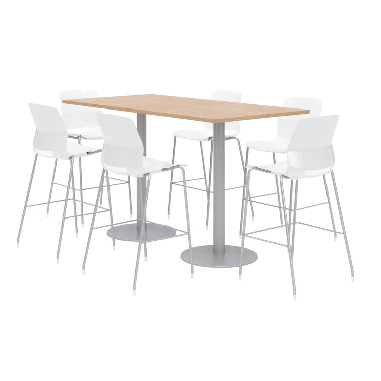 72" L Rectangular Breakroom Table and Chair Set