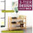 9 Pair Stackable Solid Wood Shoe Rack